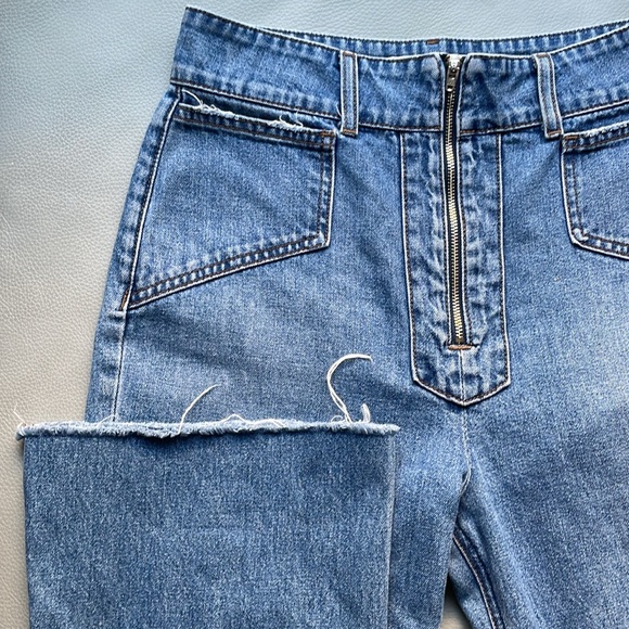 Reformation Cher High Rise Wide Leg Zip Jean - Picture 2 of 7